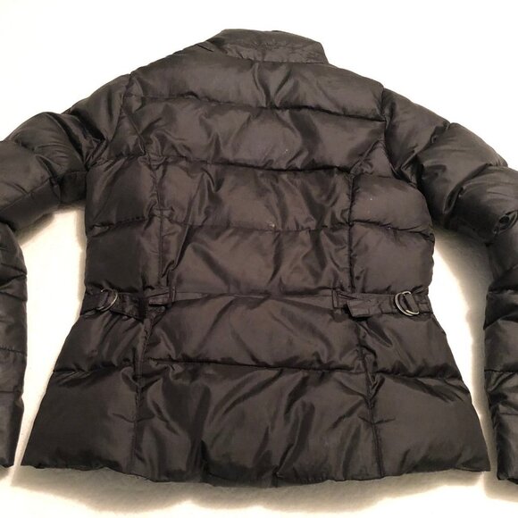 Eddie Bauer Womens Jacket XS Black Goose Down Puffer Winter Coat - Picture 7 of 8